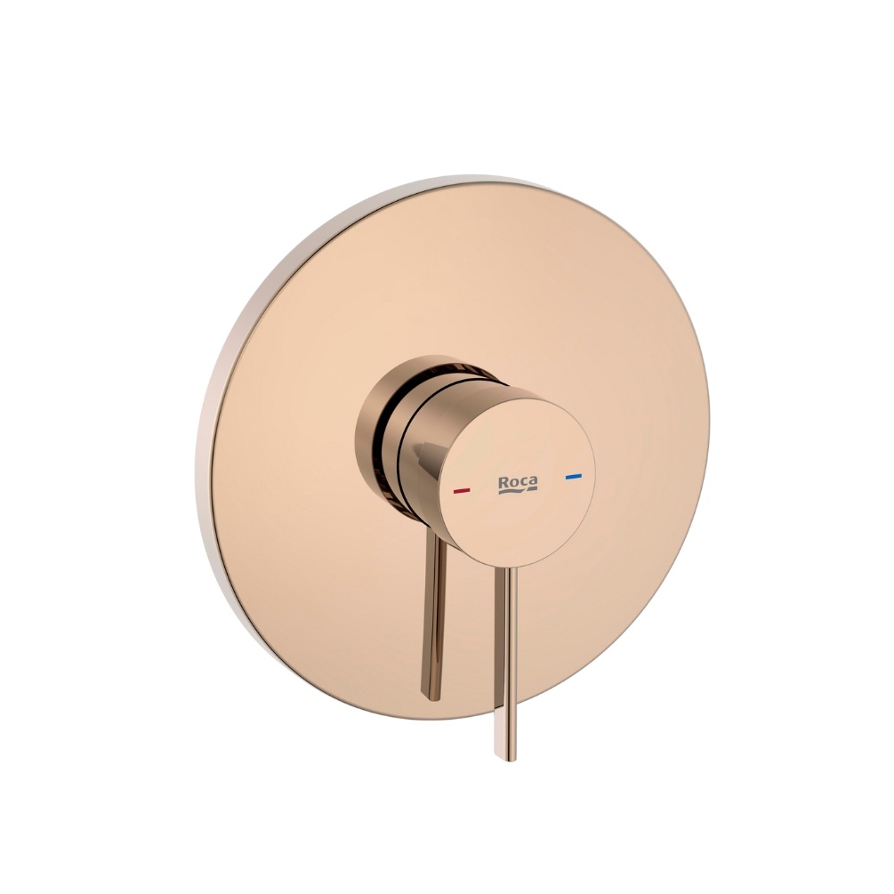 Cut out image of the Roca Ona Rose Gold Shower Valve
